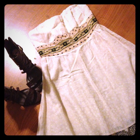 Freepeople strapless dress