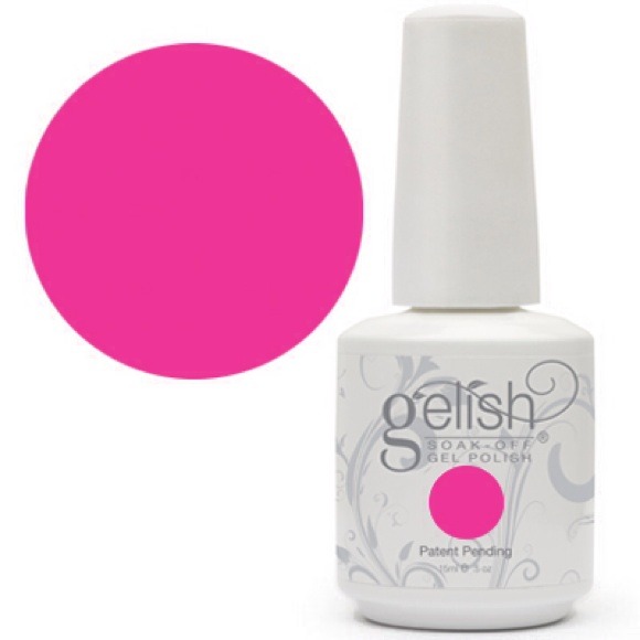 Gelish mini MAKE YOU BLINK PINK Neon new polish UV
