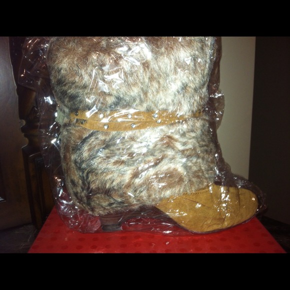 Sexy fury boots size 7