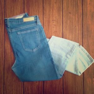 Blue Ombré Stretchy Jeans