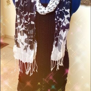 Navy Blue Knit Sleeveless Sweater Dress