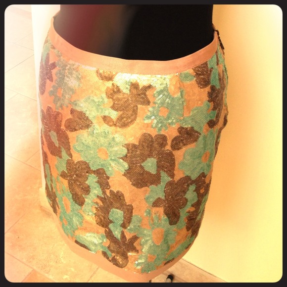 Sequin Mini Skirt