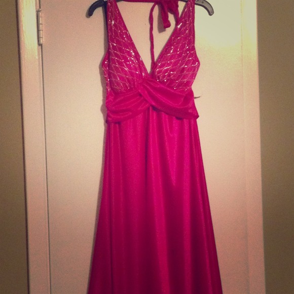 Pink Glam Dress(: