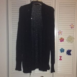 🔲SOLD🔲 Black sequin Express Sweater