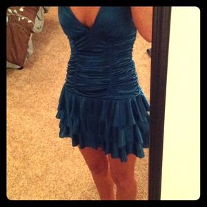 Turquoise Party Dress