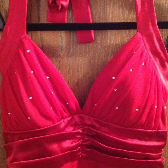 Red Special Occasion Dress - Picture 2 of 4