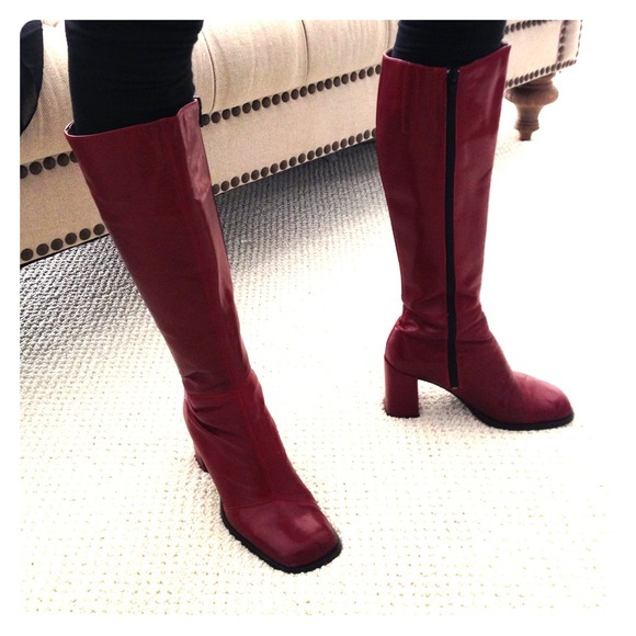 Red Aldo boots🚫⛔️n Diesel jeans
