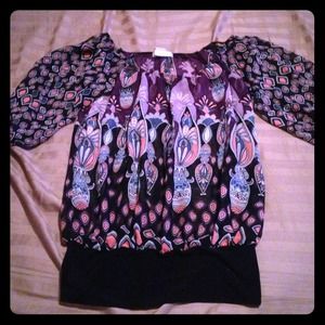 Charlotte Russe Sheer Top