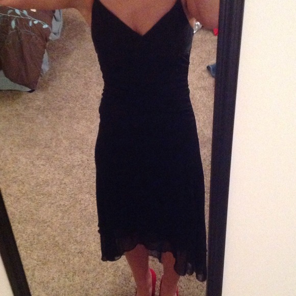 HI-Lo Black Formal Dress - Picture 3 of 4