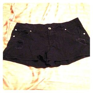 Vanity black shorts! Cute!