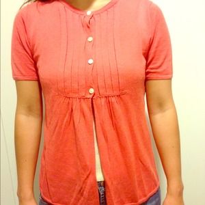 Short sleeve cardigan