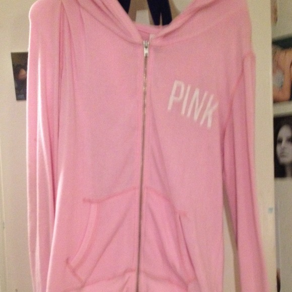 Love pink thin Cotten sweater, sz small