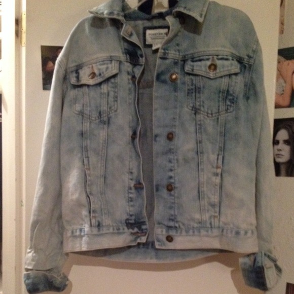 Forever 21 denim jacket, sz xs