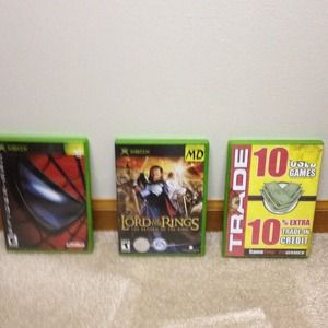 Xbox games Spider-Man, lord of the rings, fruit 04
