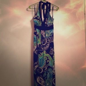 Halter maxi dress
