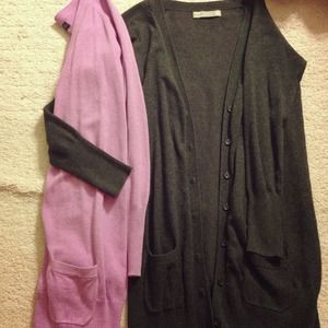 Lavender Cardigan Still Available! Grey Sold.