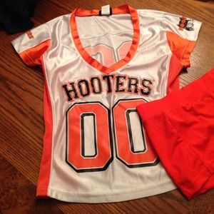Hooters jersey with shorts