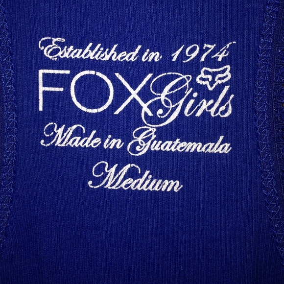 ✋❌SOLD❌✋Royal Blue 🐺FOX🐺 Racer Back - Picture 4 of 4