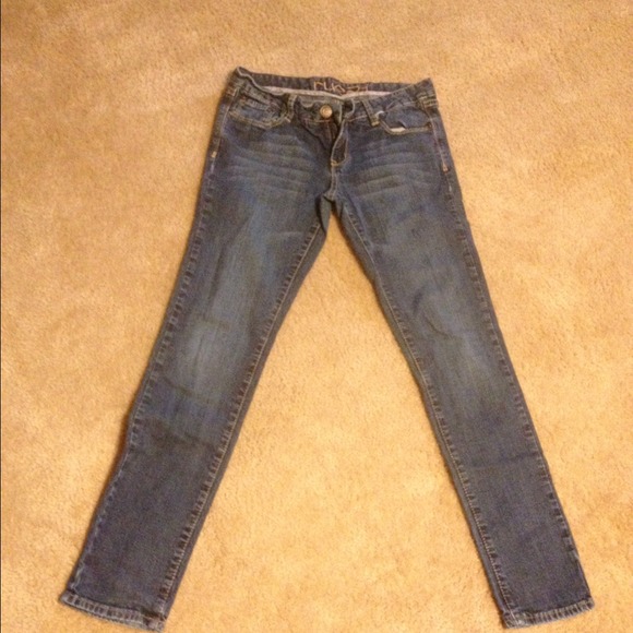 rue 21 dark wash skinny jeans