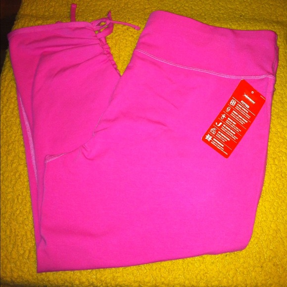 RESERVED!! Pink workout capris