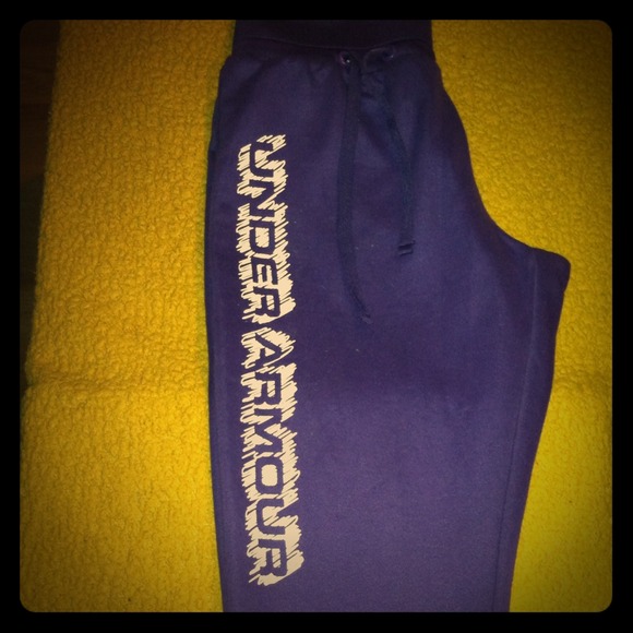 Purple Under Armour capris