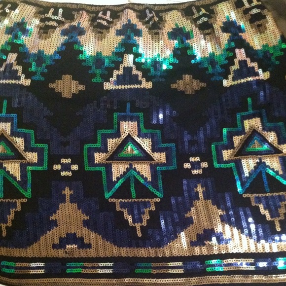 Sequin skirt!