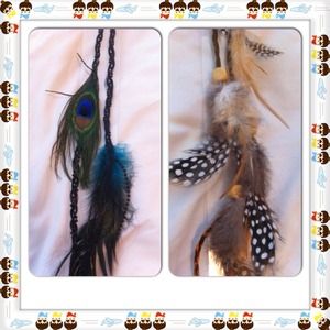 Fuax hair extensions feathers SKU361-364
