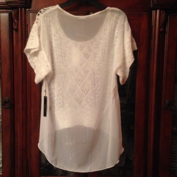 Bundled for @m_ria2121 BCBG Sweater Sheer Top - Picture 2 of 3