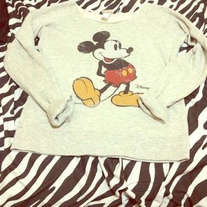 Junk Food Disney's Mickey mouse sweatshirt 😈 😻✨