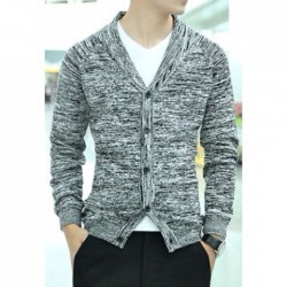 Men's Double breasted cardigan