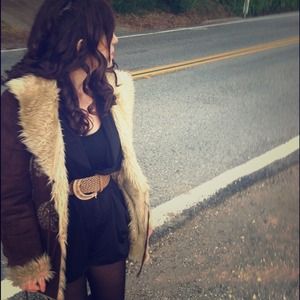 60s faux fur jacket