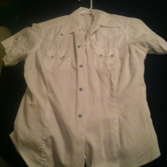 Western custom button up turquoise snap buttons
