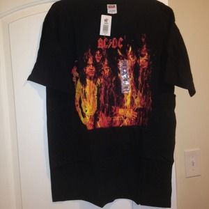 AC/DC oversized rocker tee