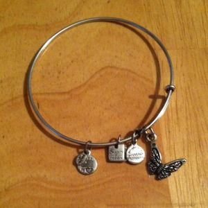 Authentic butterfly alex & ani bracelet
