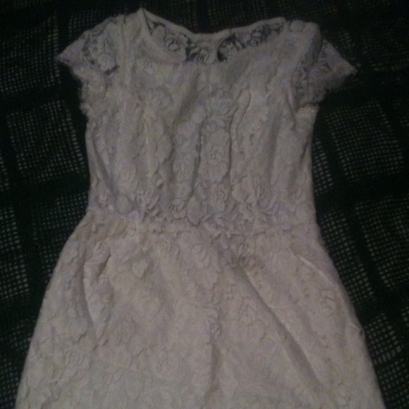 Forever 21 white lace dress