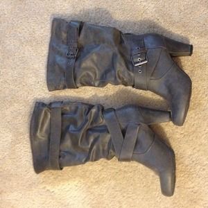 ❌Sold❌Gray knee high boots