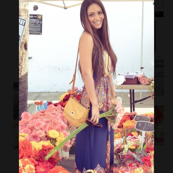 SOLD Paisley multi colored maxi