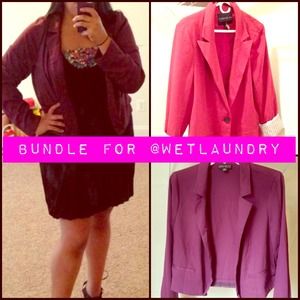 Three item bundle for @wetlaundry