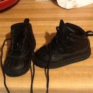 All Black Toddler Nike Boots