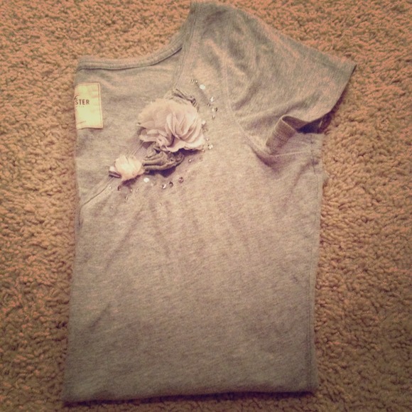 ❌SOLD❌Hollister Co Grey V-Neck