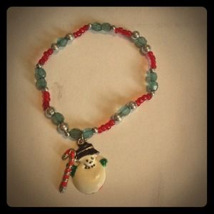 Snowman bracelet
