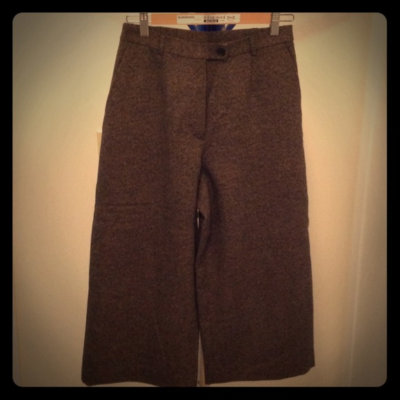 Nordstrom Brown Tweed Capri
