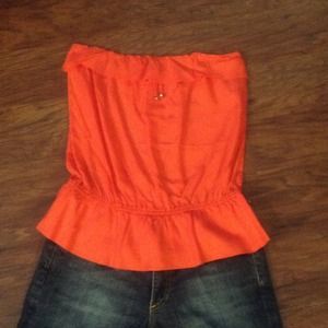 Strapless top from GAP