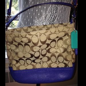 Coach cross body purse