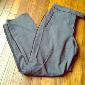 lace lined dress pants