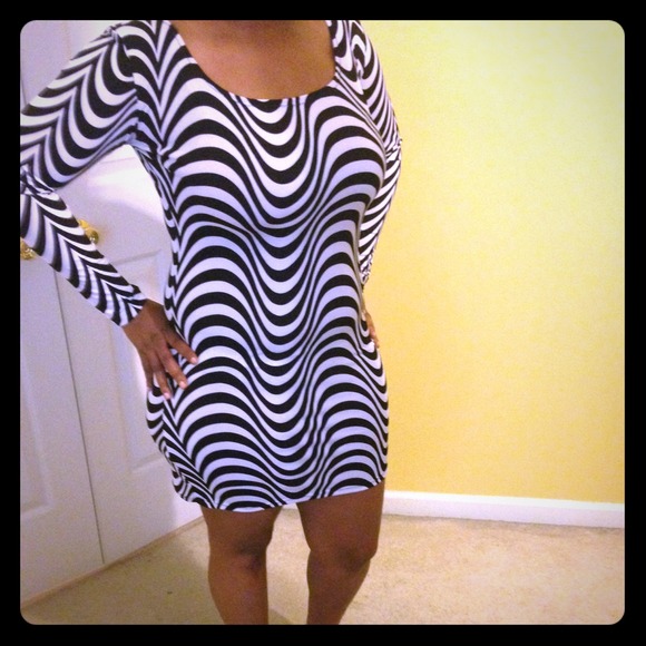 Sold !!!!! Zebra Print Mini Dress