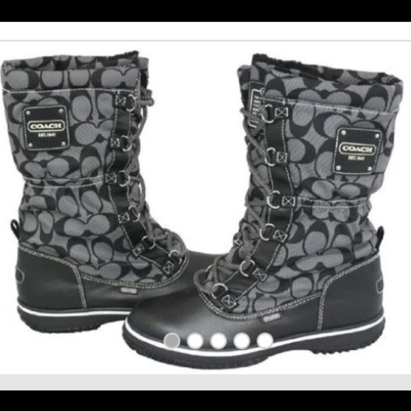 Authentic coach boots! Perfect for rain or snow.