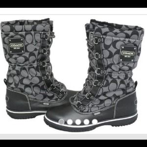 Authentic coach boots! Perfect for rain or snow.