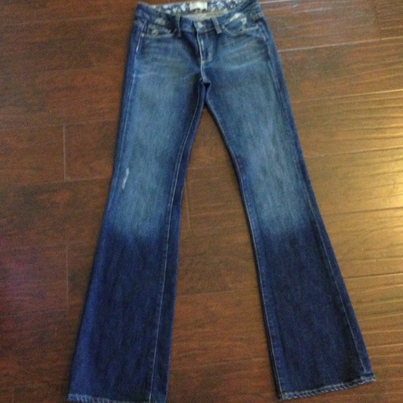 Paige Premium Denim Jeans - Size 27 Boot Cut - Picture 2 of 4