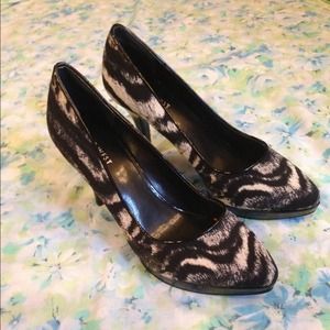 Animal print heels, Nine West size 9
